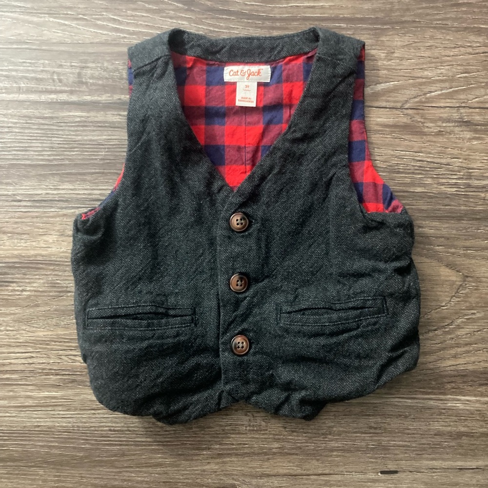 Cat & Jack Gray Vest
